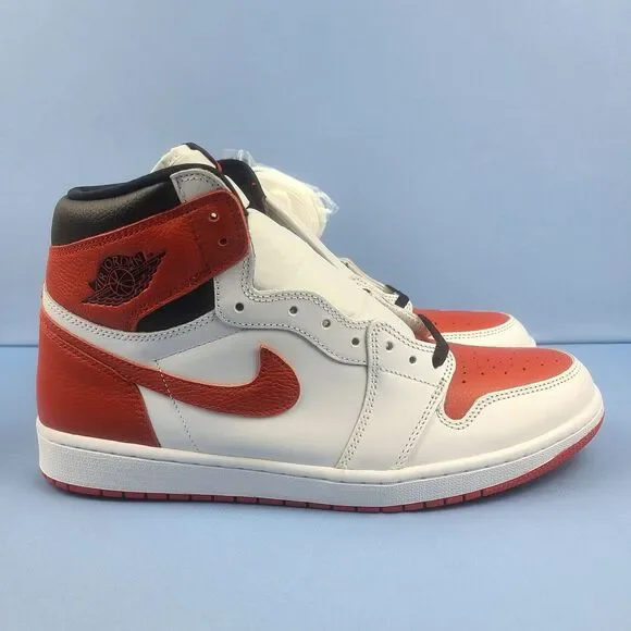Nike Air Jordan 1 Retro High OG Mens Size 13 Heritage Red White Black 555088-161 - Picture 3 of 16